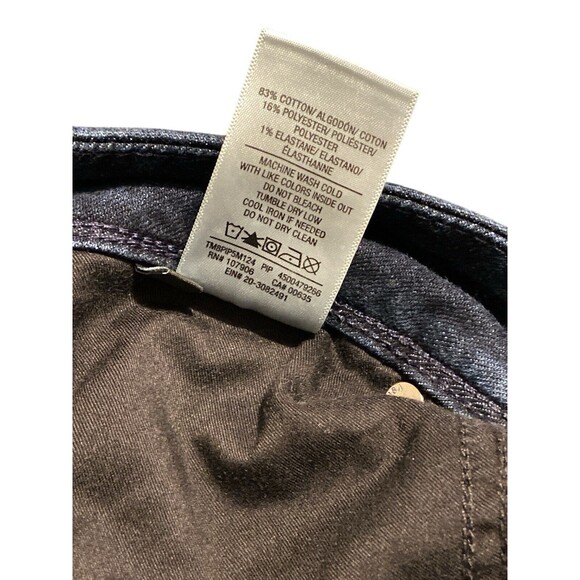 HUDSON Blue Jean Denim Size 28 Dark Blue Flap Pocket UK Flag‎ - Picture 9 of 9